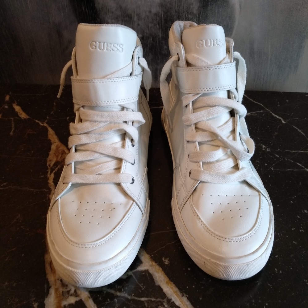Guess high top . white